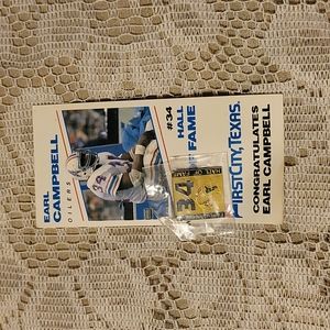 Earl Campbell Hall of Fame Pin